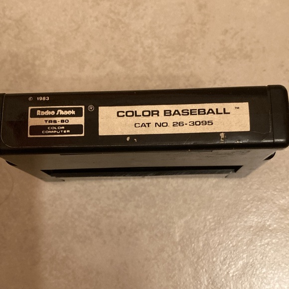 Radio Shack TRS-80 joysticks, game cable, game cartridge and Color Basic manual - Picture 7 of 12